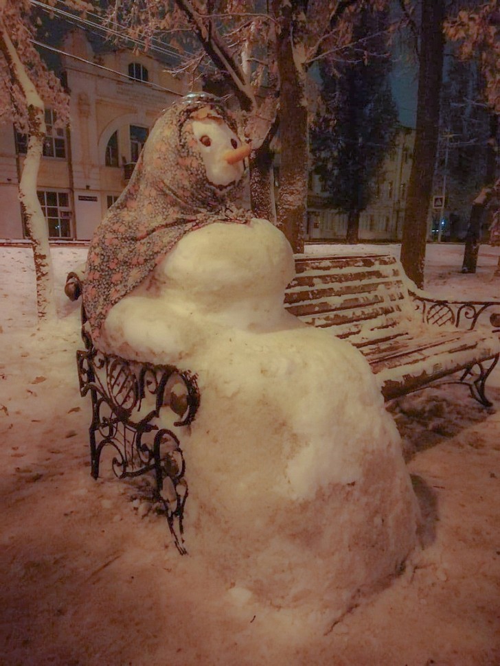 Снежная Баба Фото